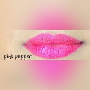 Pop Beauty Topper Popper Metallic Lip Stain Pink Popper NIB